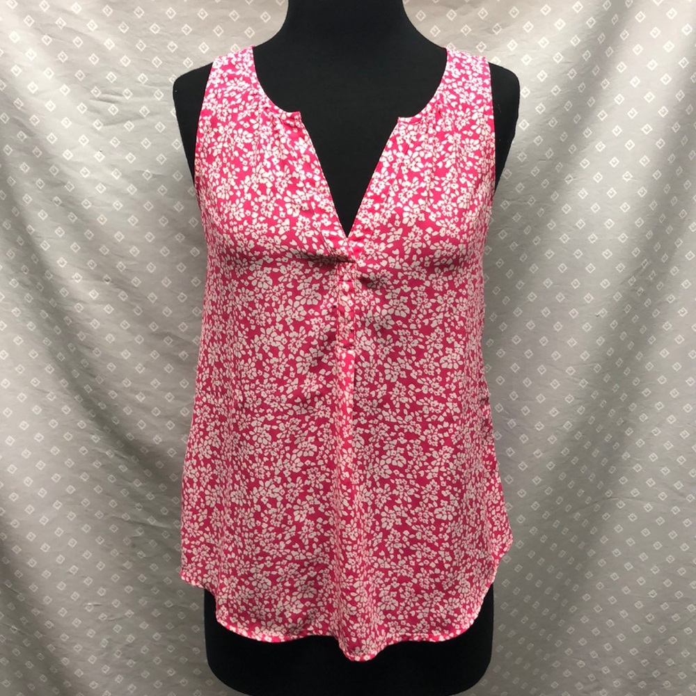 Pink & White Blouse